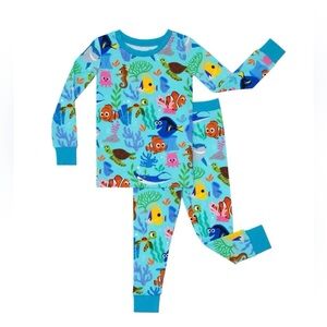 *New* Little Sleepies Disney Nemo Bamboo Pajama Set 2 Piece Size 3T Unisex